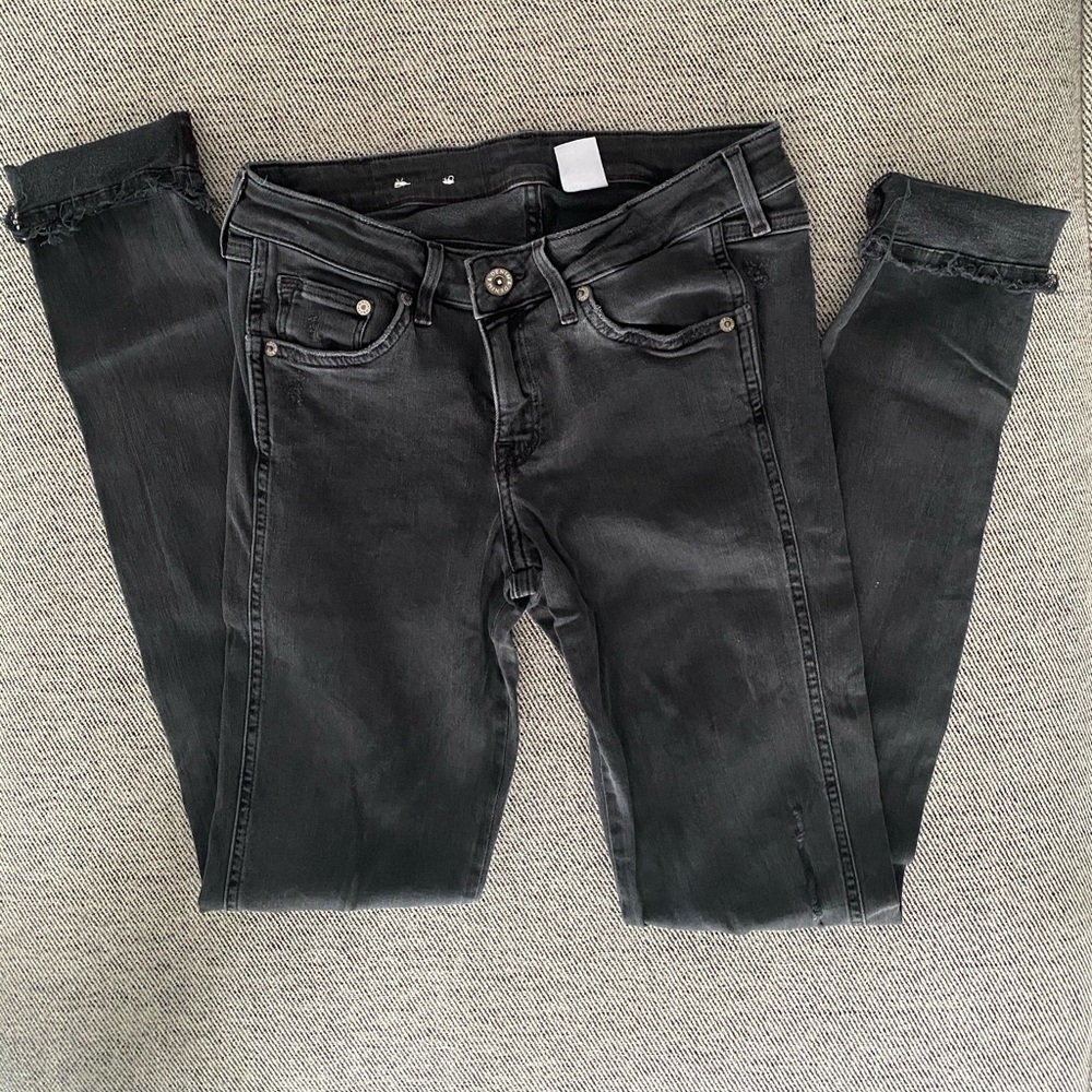 H&M Charcoal/Gray Super Skinny Jeans